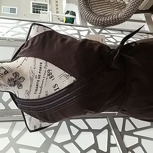 H&M Halter Linen Faux wrap Dress